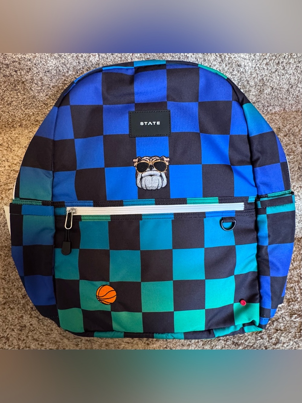 NWT STATE Custom “Henry” w/ Patches Kane Double Pocket Large Backpack